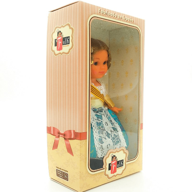 Valencian Fallera Doll. Tania. 25cm